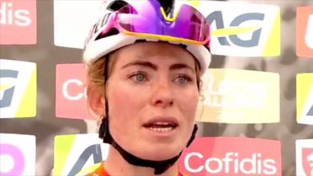 Flèche Wallonne 2023 - Demi Vollering : It's unbelievable. I was quite nervous today, I didn't think I could do it. My teammates helped me all day, it's a team victory today