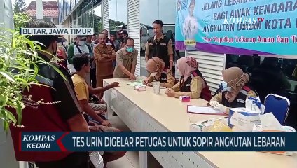 Cegah Kecelakaan Selama Mudik Lebaran, BNN Gelar Pemeriksaan Urin Sopir Bus