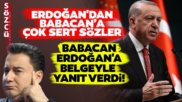 Erdoğan Ali Babacan'a 'Bebecan' Dedi! Ali Babacan'dan Erdoğan'a Tarihi Yanıt