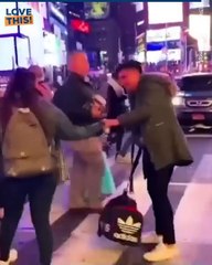 Epic Times Square Proposal: Love, Romance and a Crowd of Strangers