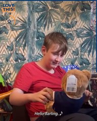 Son Hears Late Mother's Voice from Build-A-Bear