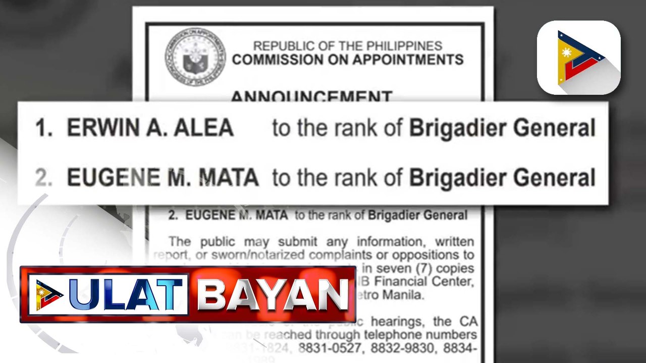 Ad interim appointment ng dalawang opisyal ng AFP, isinumite na ni PBBM sa CA