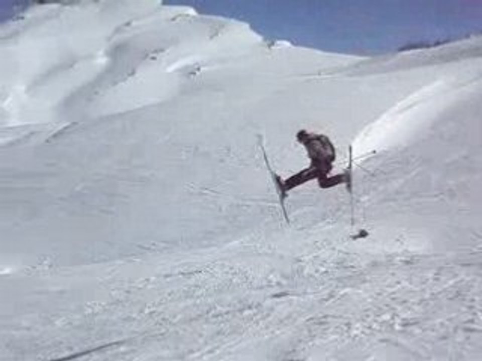 un mauvais skieur