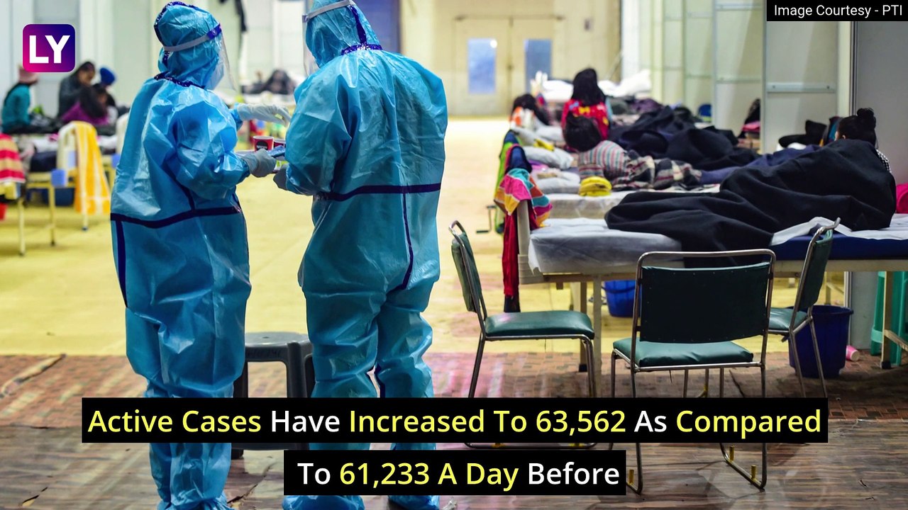 Covid-19 In India: 10,542 New Coronavirus Cases Recorded In Past 24 Hours; Active Cases Surge To 63,562