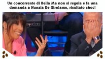 Un concorrente di Bella Ma non si regola e fa una domanda a Nunzia De Girolamo, risultato choc!