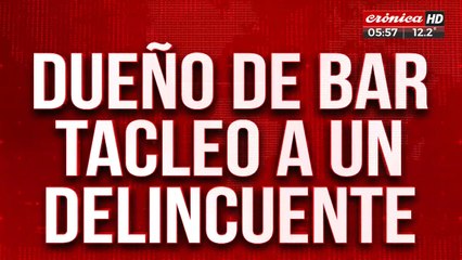 Adolescente intentó robar un celular y fue detenido por el dueño del bar
