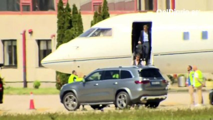 El rey emérito aterriza en Vigo tras su parada en Londres