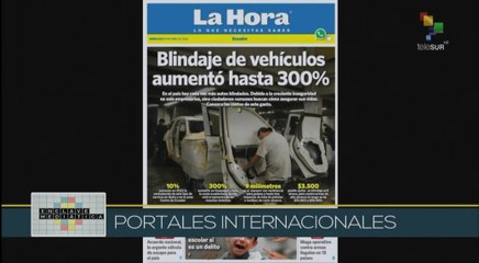 Enclave Mediática 19-04: Ecuador aumenta blindaje de los vehículos