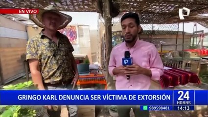 Gringo Karl denuncia estar siendo víctima de extorsionadores