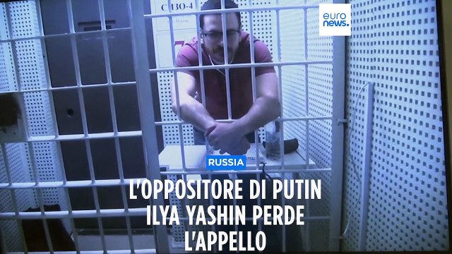 Ilya Yashin perde l'appello, confermata condanna a otto anni e mezzo per aver diffamato l'Esercito