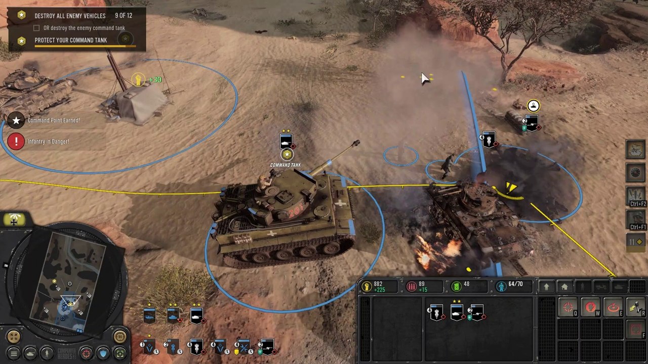 TIGER! TANK | Company of Heroes 3 AFRICA Campaign (Mission 2)