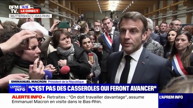 Emmanuel Macron sur Laurent Berger: C'est quelqu'un pour qui j'ai du respect ou devrais-je dire de l'amitié