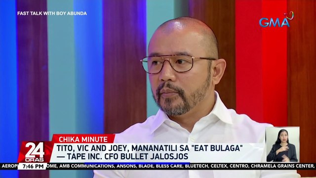 Tito, Vic and Joey, mananatili sa Eat Bulaga — Tape Inc. CFO Bullet Jalosjos | 24 Oras