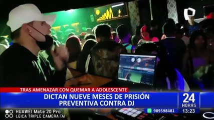 Dictan 9 meses de prisión preventiva para DJ que amenazó a adolescente con quemarla viva