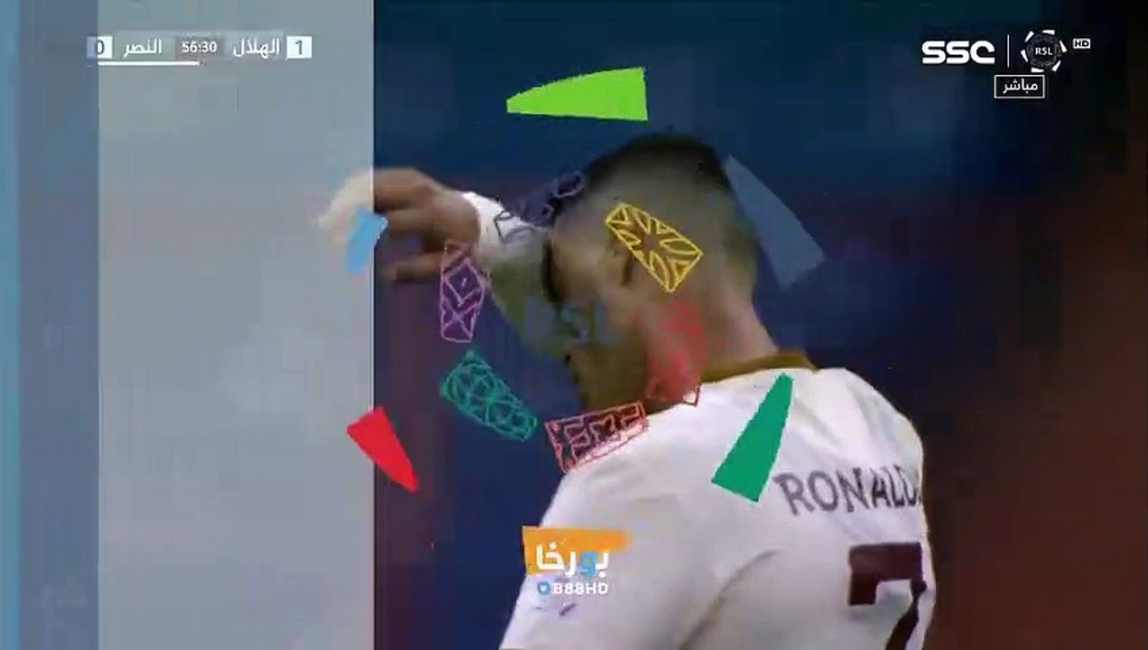 Cristiano Ronaldo in WWE-style headlock