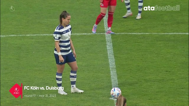Highlights from German Frauen Bundesliga FC Koln vs. MSV Duisburg
