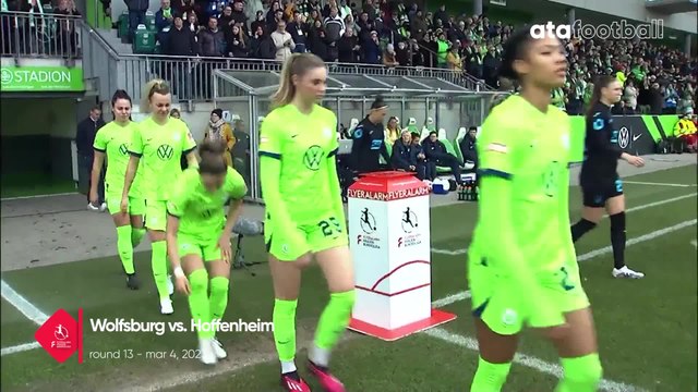 Highlights from German Frauen Bundesliga VfL Wolfsburg vs. Hoffenheim Ata womens football