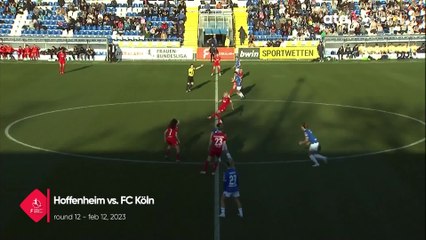 Highlights from German Frauen Bundesliga Hoffenheim vs. FC Koln Ata womens football