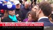 Lors d'un bain de foule à Sélestat en Alsace, Emmanuel Macron vivement pris à partie et hué par des manifestants qui scandent 