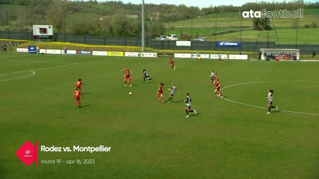 Highlights from French D1 Rodez AF v Montpellier Ata womens football
