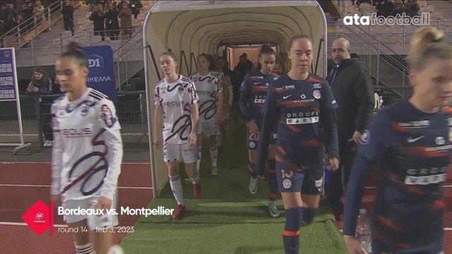 Highlights from French D1 Girondins de Bordeaux vs. Montpellier HSC Ata womens football
