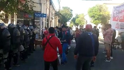 Protesta frente a Cámara Penal n° 1