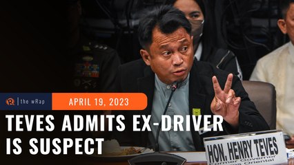 Henry Teves admits former driver is suspect in killing of provincial government employee