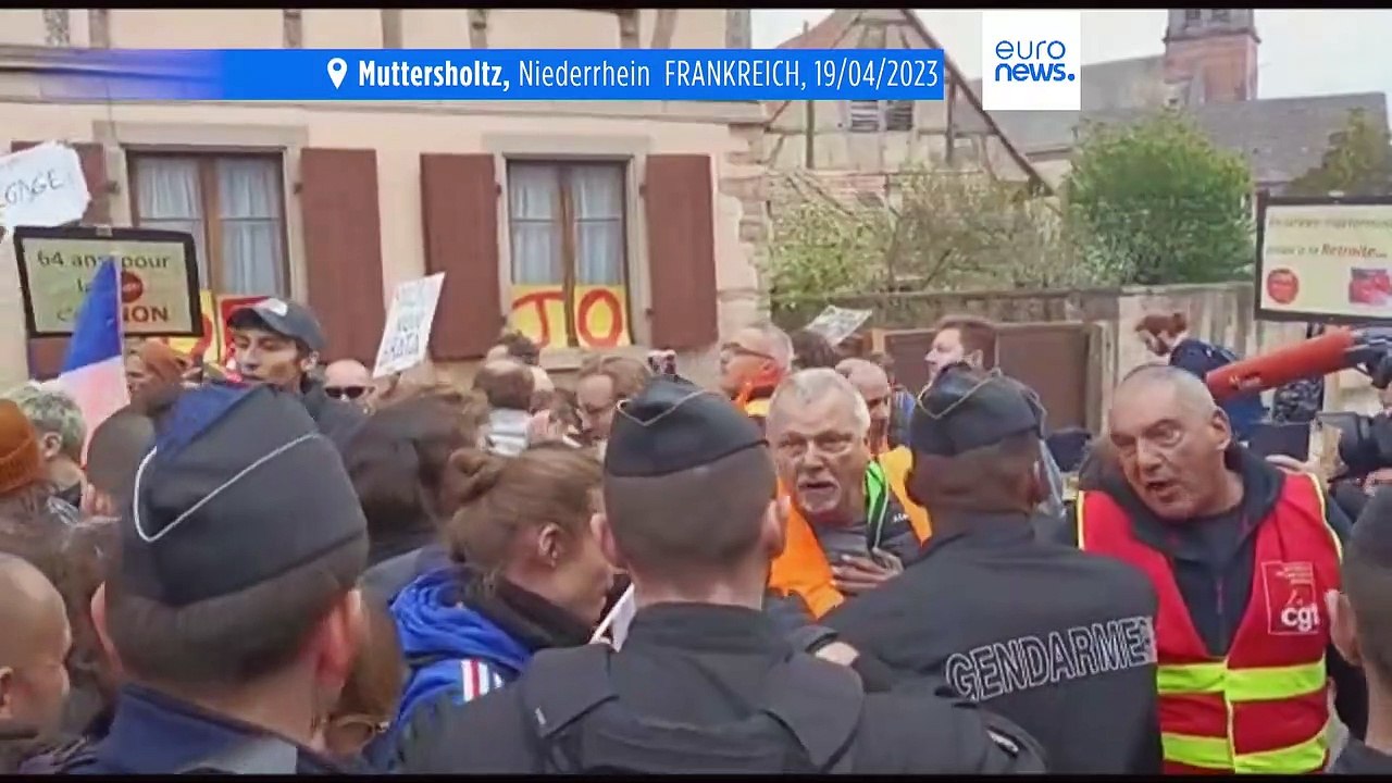 Macron zum Rentenprotest : 'Kochtöpfe werden Frankreich nicht voranbringen'