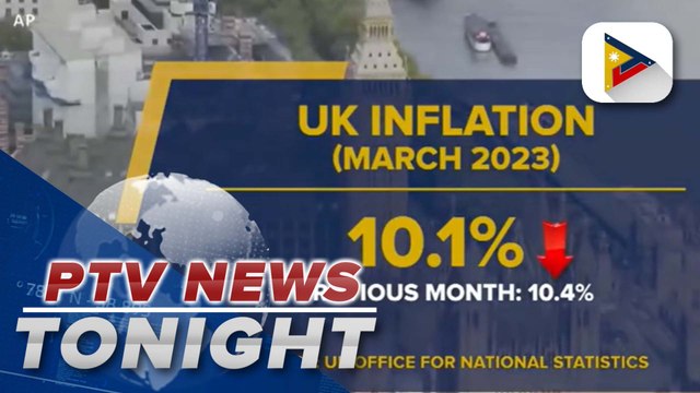 UK inflation falls but remains double-digit