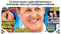 La storia venuta a galla dell'intervista a Schumacher fatta con l'intelligenza artificiale