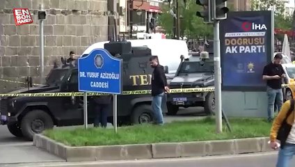 Diyarbakır’da şüpheli valiz polisi harekete geçirdi