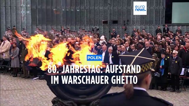 80. Jahrestag: Gedenken an Aufstand im Warschauer Ghetto