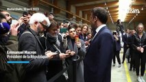 « Les casseroles ne feront pas avancer la France », dit Macron en Alsace