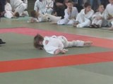 Noémie judo combat 1 au sol