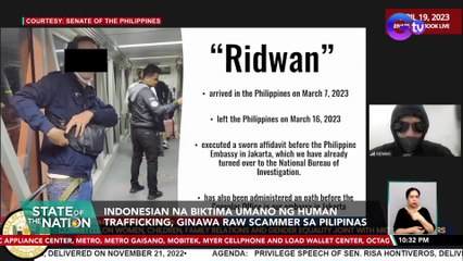 Indonesian na biktima umano ng human trafficking, ginawa raw scammer sa Pilipinas | SONA