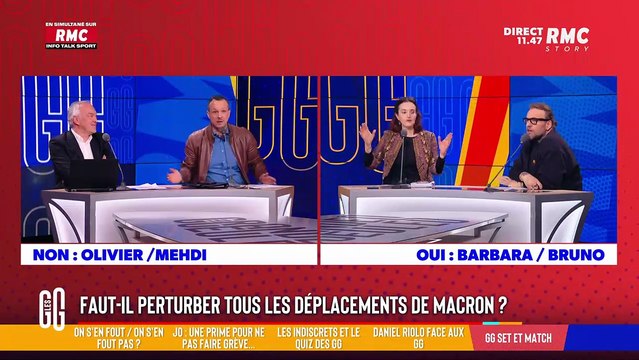 Vives tensions autour d'Emmanuel Macron aux Grandes Gueules sur RMC Story