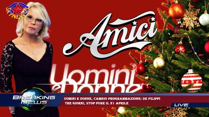 Uomini e donne, cambio programmazione: De Filippi  tre giorni, stop pure il 21 aprile