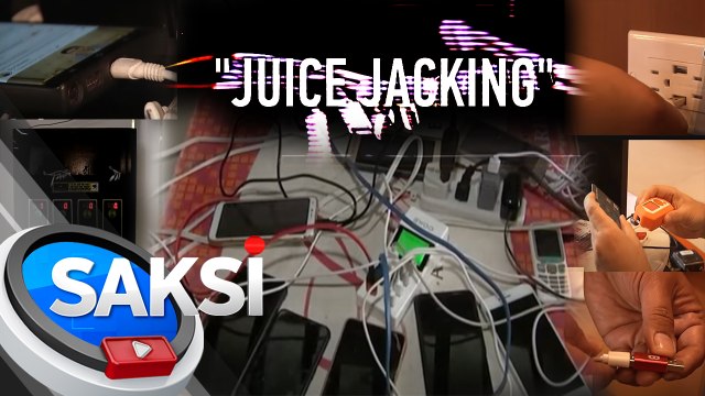 Cybercriminals, pwede gamitin ang public charging ports para mang-hack ng china-charge na gadgets | Saksi