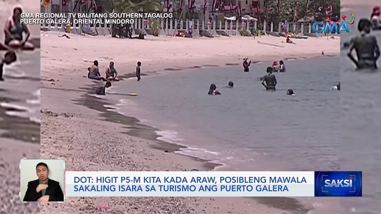 Higit P5-M kita kada araw, posibleng mawala sakaling isara sa turismo ang Puerto Galera -- DOT | Saksi