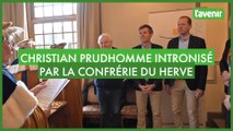 Christian Prudhomme intronisé chevalier par la Confrérie du Herve