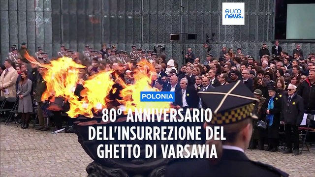 Varsavia ricorda i suoi eroi 80 anni dopo la rivolta del ghetto