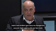 Tebas sur un retour de Messi au Barça : 