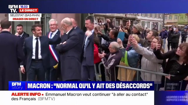 Emmanuel Macron à nouveau copieusement hué lors de son déplacement en Alsace en quittant la Mairie de Sélestat