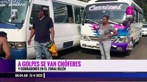 Conductores se van a los golpes en Tegucigalpa; peleaban pasajeros