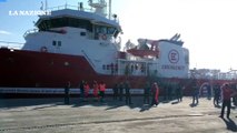 Marina di Carrara, l'arrivo dei migranti