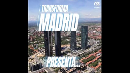 Almeida anuncia el cubrimiento del tramo final de la Castellana para el próximo mandato