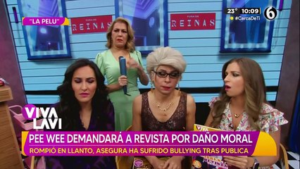 Pee Wee demanda a revista por daño moral