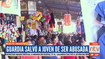 Guardia de seguridad salva a joven de ser abusada sexualmente en el mercado Nuevo Abasto