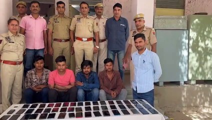 Video:  जयपुर से चुराते महंगे मोबाइल, झारखंड व बांग्लादेश बॉर्डर के पास बेचते