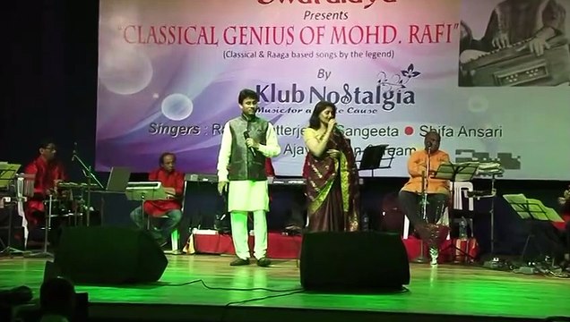 Ek Shahenshah Ne Banwa Ke Haseen Taaj Mahal | Rafi & Lata Mangeshkar Ki Yaden | . Rana Chattarji and Sangeeta Melekar Live Cover Performing Romantic Love Song ❤❤